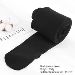 Thickened Add Velvet Women's Leggings Autumn Winter Threaded Cotton Bottoms High Elasticity Warm Pants Bare Toes One-piece Pants