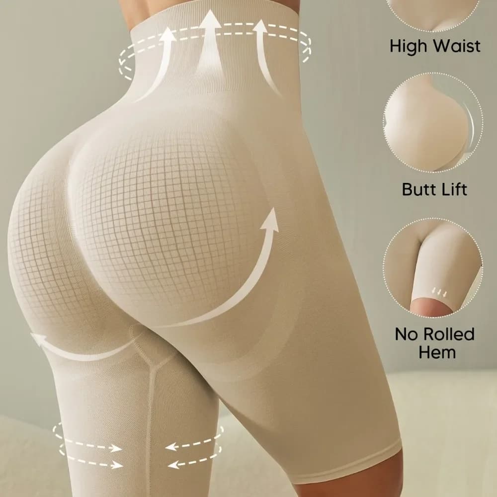Women Seamless Butt Lifting Tummy Control Breathable Shapewear Postpartum Recovery Body Shaper Suspender Pants High Waist