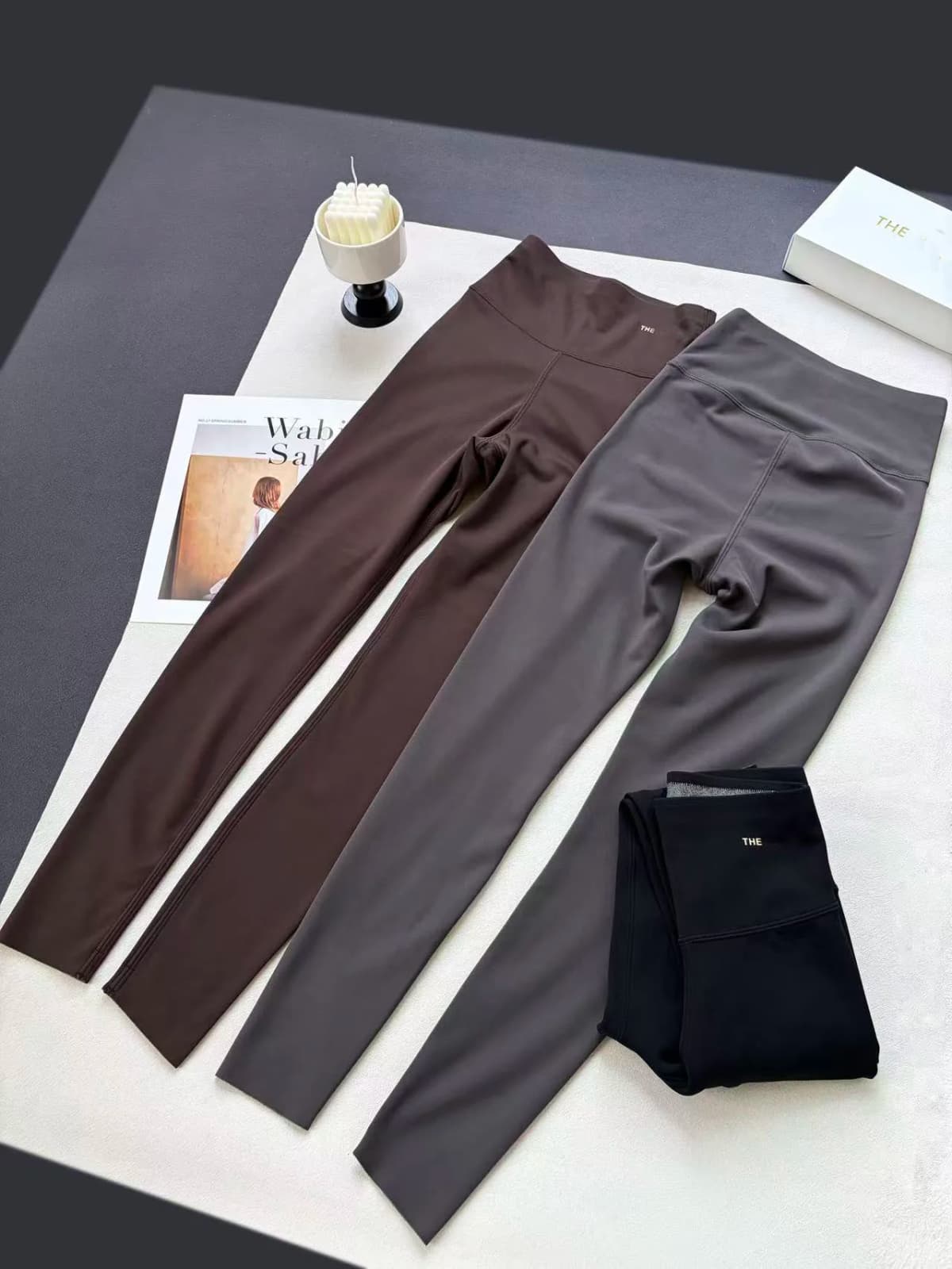 Fashion Women Elastic Tight Hip Lifting Sports Yoga Pants Lady High Waist Butt Lifting Baroque Slim Pant Leggings Autumn Winter