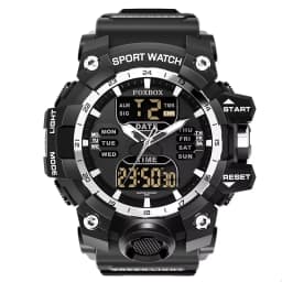 LIGE Military Men Watches Waterproof Luminous Quartz Men's Wristwatch Dual Display Digital Sports Casual Calendar Watch For Man