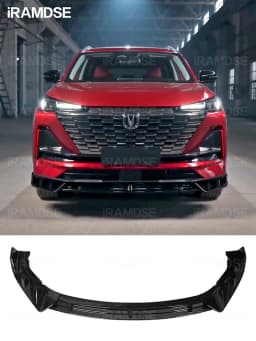 Splitter for CHANGAN UNI-S CS55 Plus Rear Diffuser Front Bumper Spoiler 2022 2023 Skirts Lip Body Kit Accessories
