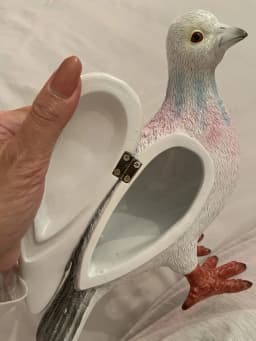 Pigeon Clutch Bag Creative Fun Casual Versatile Bag Home Decoration Ornaments Resin Material