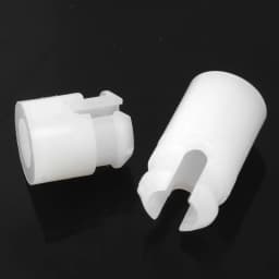 SS White Nylon Plastic PCB Support Single-Ended Inserting Cylindrical Type Circuit Board Isolation Column Spacer