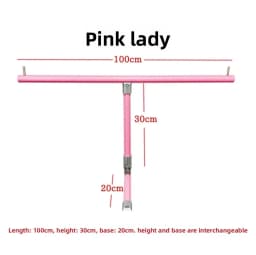 Lvyue Embroidery 100cm Aluminum Extension Thread Rod Universal for Floor Bed Table Frame Stand Accessory