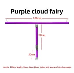 Lvyue Embroidery 100cm Aluminum Extension Thread Rod Universal for Floor Bed Table Frame Stand Accessory