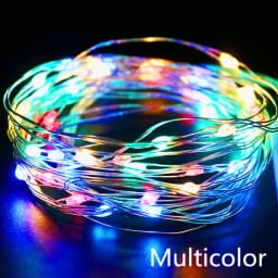 12V Fairy Light Party Wedding Holiday Decoration EU/US/AU/UK Switch Plug Silver Copper Wire Xmas Lamp Christmas Lights 10m 20m