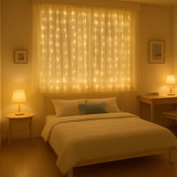 3M LED Curtain String Lights Fairy Decoration USB Holiday Garland Lamp with 8 Modes Home Garden Christmas Party New Year Wedding