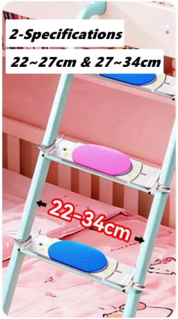 Bunk Bed Ladder Pad Non Slip Ladder Feet Foam Pad Easy to Install Professional Soft Comfort for Kids Bunk Bed Ladder Steps Cover