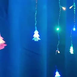 Christmas LED Garland Wedding Party Fairy Lights 5M LED Icicle Fairy String Light Remote Outdoor Curtain Garden Patio Decor