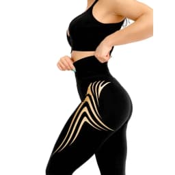 Women Hip Lifting Cropped Leggings Tight Fit Running Fitness Sports Pants Daily Streetwear Minimalist Chic Ladies Activewear