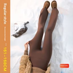 Autumn Winter Thick Fleece Lined Warm Leggings Women High Stretch Slim Sharkskin Flare Pants Female Fashion All Match Leggings