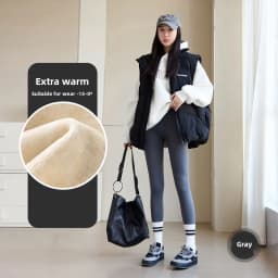 Women's Elastic Slim High Waist Leggings Autumn Winter Thick Fleece Lined Sharkskin Pants Woman Tummy Control Butt Lift Leggings