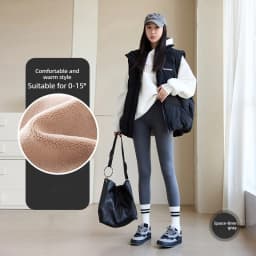 Women's Elastic Slim High Waist Leggings Autumn Winter Thick Fleece Lined Sharkskin Pants Woman Tummy Control Butt Lift Leggings