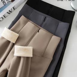 Women's Elastic Slim High Waist Leggings Autumn Winter Thick Fleece Lined Sharkskin Pants Woman Tummy Control Butt Lift Leggings