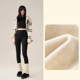 Women's Elastic Slim High Waist Leggings Autumn Winter Thick Fleece Lined Sharkskin Pants Woman Tummy Control Butt Lift Leggings