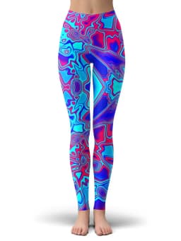 colorful psychedelic Style Fashion Women Leggings Fashion 3D Printed Paint Leggings Sexy Elastic Female Skinny Leggings DDK24