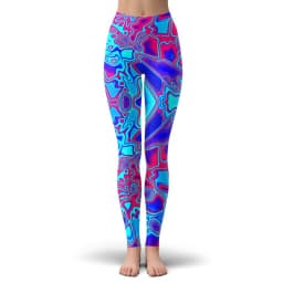 colorful psychedelic Style Fashion Women Leggings Fashion 3D Printed Paint Leggings Sexy Elastic Female Skinny Leggings DDK24