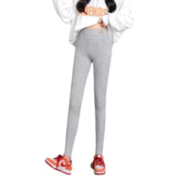 Women Winter Fleece Lined Leggings High Waist Pockets Thermal Thick Warm Slim Pants Woman Clothing Leggins