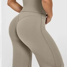 High Quality Yoga Wide-Leg Pants for Women High Waist Stretchy Running Gym Pilates Leggings Solid Color Loose Sports Leggings