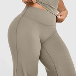 High Quality Yoga Wide-Leg Pants for Women High Waist Stretchy Running Gym Pilates Leggings Solid Color Loose Sports Leggings