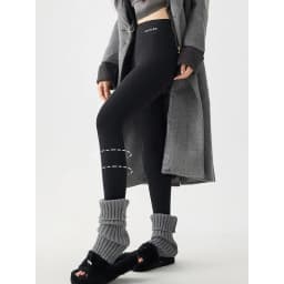 Autumn Winter Slim Seamless Foot Pants Women Korean Fashion High Waist Sharkskin Leggings New Fitness Sport Body Shape Leggings