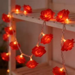 Battery Box 3M LED String Light Red Pink White Blue Rose Flower Fairy Garland Lights for Wedding Christmas Party Room Decoration