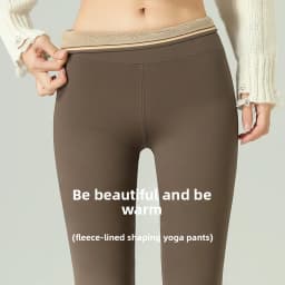 Fashion High Waist Slim Shark Pants Women Autumn Winter Fleece Lined Thermal Leggings Woman Elastic Soft Ankle-Length Yoga Pants
