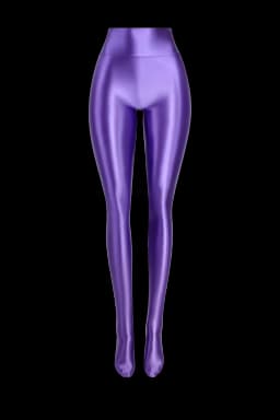 MJINM Women Oil Smooth Glossy Front Seamless Pantyhose Fitness Yoga High Waist Tight Wetlook Opaque Leggings Elasticity Jeggings