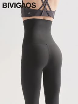 BIVIGAOS Ultra High Waist Sharkskin Yoga Leggings Women Tight Elastic Spring Butt Lifting Shaping Sexy Sport Fitness Leggings