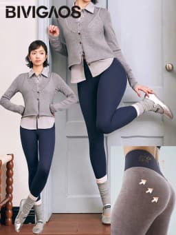 BIVIGAOS New Autumn Winter Cashmere Matte Sharkskin Leggings Women High Waist Tight Fitting Sexy Slim Velvet Warm Leggings