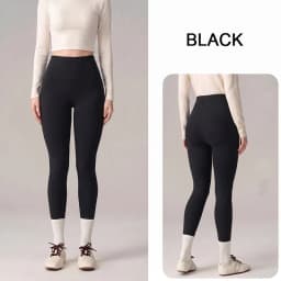 BIVIGAOS Autumn New Lyocell Cotton Vertical Texture Leggings Women High Waist Tight Fitting Sports Comfortable Leisure Leggings