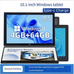 10.1 INCH DS102 64 Bit Tablet PC 4GB RAM 64GB ROM WINDOWS 10 Z8300 CPU 1280*800 IPS WIFI Quad Core Dual Camera HDMI-Compatible