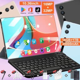 2026 Original Tablet Android13 10.36 Inch HD 16GB+1TB 20000mAh 14 core 5G Dual SIM Bluetooth WiFi GPS Tables