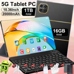 2026 Global Version New Tablet 20000mAh  16GB+1T 10.36inch HD 4K Android13 5G Dual SIM Phone Call WiFi GPS WPS Tablet PC