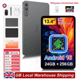 [Ship From UK]Blackview OSCAL Pad 200 Android 16 AI Tablet 13.4 Inch FHD IPS 120Hz Display Unisoc T7280 256GB ROM Giant Pad PC