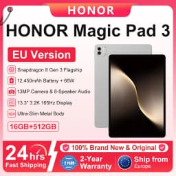 Global Version Honor Magic Pad 3 Tablet 165Hz 13.3'' 3K Lcd Display Pad Snapdragon 8 Gen 3 12450Mah Battery Magicos 9.0.1 16+512Gb