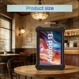 Paitanry Q99 7 Inch Global Business Tablet WiFi Only Android Tablet for Office Meeting Use Shockproof Silicone Case Included