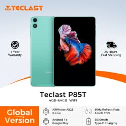 Teclast P85T Android 14 Tablet 8 Inch IPS 4+6GB RAM 64GB ROM A523 8-core Widevine L1 Wi-fi 6 Type-C 5000mAh Tablet PC Metal Body