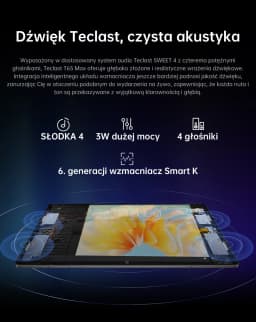 Teclast T65MAX Tablet MTK G99 Octa-Core 13inch FHD 1920x1200IPS 8GB RAM 256GB ROM Android 14 10000mAh 13MP+8MP WIFI2.4G+5G BT5.2