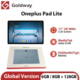 Global Version OnePlus Pad Lite MediaTek Helio G100 Android Tablet 128GB ROM 11" 2K Screen Quad Speaker 9340mAh Battery OxygenOS
