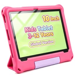 Paitanry 10 Inch Kids Tablet For 3 -12 Years Children Global Version 8GB+32GB Android Kids Tablet With Shockproof Silicone Case