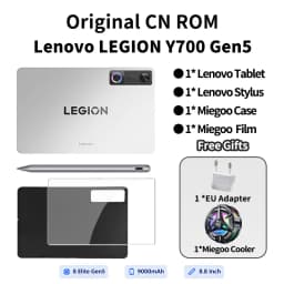 Lenovo Legion Y700 Gen5 TB323FU AI Gaming Tablet Snapdragon 8 Elite Gen5 8.8' 3K 165Hz Screen 9000mAh 68W Charging Android