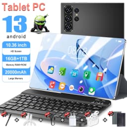 5G Pad 10.36 inch Tablet Android 14 Core 20000mAh 16GB RAM 1TB ROM Android 13.0 Wifi Tablets PC Network Global GP