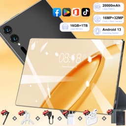 20000mAh 16GB+1T  10.36 inch HD 4K Global Version Original New Pro Tablet  Android 13  5G Dual SIM Bluetooth WiFi GPS Tablet