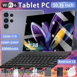 5G Global Version Pad 20000mAh 10.36 Inch Android 13 16GB+1TB 16MP+32MP WPS+5G WiFi Bluetooth Dual SIM Phone Call Tablet