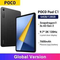 Global Version Poco Pad C1 9.7" 2K 120Hz crystal-clear display 8MP rear camera Snapdragon® 6s 4G Gen 2 Mobile Platform 7600mAh