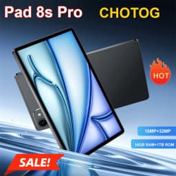 CHOTOG Pad 8s Pro Tablet Android Tablets 5G 10000mah 22GB+2TB Global Version Tablet PC 10.1 Inch GPS Face Recognition 5G Dual SIM WiFi Bluetooth for Kids Tabs
