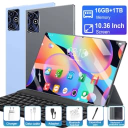 Tablet 1TB ROM 16GB RAM 10 Core Android 13 12000mAh Battery 16MP+32MP Camera 5G WiFi Portable Device Daily Study Video Play Gift