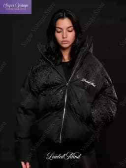 Women's Water-reactive Fabric Cotton Thick Warm Coat Vintage Zip Up Outerwear Casual Jacket Streetwear Fashion Hip Hop Parkas