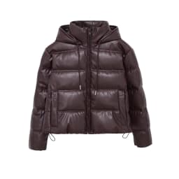 2025 Winter New Product Women's Clothing Imitation Leather PU Cotton Jacket Windproof and Waterproof Thick Jacket Loose Jacket